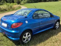 Gebraucht Peugeot 206 CC 109 PS (80 kW) 2006 Blau Cabrio