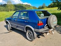 gebraucht VW Golf Country 2 1,8 syncro blau Alufelgen HU 8/25