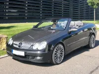 Gebraucht Mercedes CLK350 Avantgarde 272 PS (200 kW) 2007 Schwarz Cabrio
