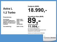 Gebraucht Opel Astra 131 PS (96 kW) 2024 Schwarz (metallic) Limousine