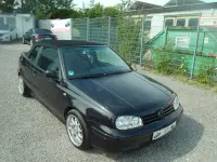 Gebraucht VW Golf Cabriolet Karmann 75 PS (55 kW) 1998 Schwarz Cabrio