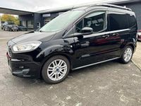 Gebraucht Ford Tourneo Courier Titanium 101 PS (74 kW) 2016 Schwarz Van / Kleinbus