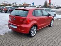Gebraucht VW Polo Highline 90 PS (66 kW) 2014 Rot Kleinwagen