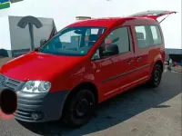 Gebraucht VW Caddy 102 PS (75 kW) 2008 Rot Van / Kleinbus