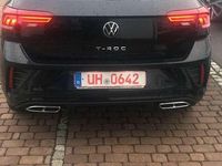 Gebraucht VW T-Roc R-line 150 PS (110 kW) 2022 Schwarz SUV