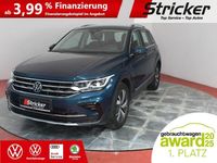 Gebraucht VW Tiguan Elegance 245 PS (180 kW) 2022 Nightshade blue metallic (metallic) SUV