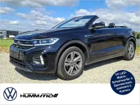 Gebraucht VW T-Roc Cabriolet R-line 150 PS (110 kW) 2023 Schwarz Cabrio