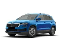 Neu Skoda Karoq Ambiente 150 PS (110 kW) 2026 [8x8x] race blue metallic SUV