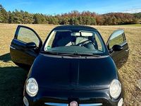 Gebraucht Fiat 500 Lounge 69 PS (50 kW) 2011 Schwarz Cabrio