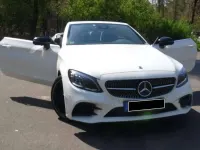 Gebraucht Mercedes C220 AMG line 194 PS (142 kW) 2020 Weiß Cabrio