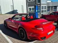 Gebraucht Porsche 997 Turbo 500 PS (367 kW) 2009 Rot Cabrio