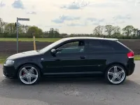 Brugt Audi A3 S-Line 170 HK (125 kW) 2007 Sort Hatchback