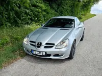 Gebraucht Mercedes SLK200 163 PS (119 kW) 2005 Silber Cabrio