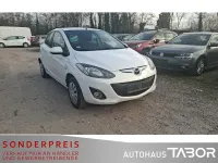 Gebraucht Mazda 2 Active 75 PS (55 kW) 2011 Arachneweiß metallic Kleinwagen