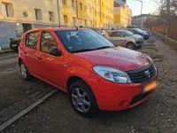 Gebraucht Dacia Sandero 2009 Rot Kleinwagen