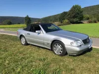 Gebraucht Mercedes SL320 231 PS (169 kW) 1997 Silber Cabrio