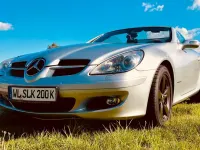 Gebraucht Mercedes SLK200 163 PS (119 kW) 2004 Silber Cabrio