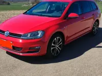 Gebraucht VW Golf VII LOUNGE 110 PS (80 kW) 2015 Rot Kombi