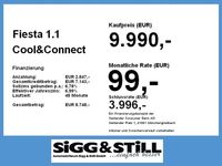 Gebraucht Ford Fiesta Cool & Connect 86 PS (63 kW) 2018 Frostweiß Kleinwagen