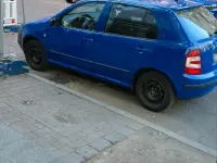 Gebraucht Skoda Fabia 2008 Blau Kleinwagen