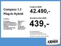 gebraucht Jeep Compass 1.3 Plug-In Hybrid Anniversary 360°, LED