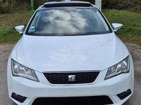 Usata Seat Leon 110 CV (80 kW) 2016 Bianco Berlina