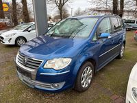 Gebraucht VW Touran Highline 105 PS (77 kW) 2009 Biscay blue perleffekt Van / Kleinbus