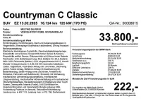 Gebraucht Mini Countryman Classic 170 PS (125 kW) 2025 Silber SUV
