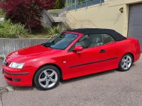 Gebraucht Saab 9-3 Cabriolet Vector 150 PS (110 kW) 2006 Rot Cabrio