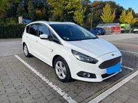 Gebraucht Ford S-MAX Titanium 150 PS (110 kW) 2016 Weiß Van / Kleinbus