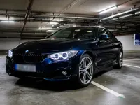 Gebraucht BMW 420 Sport Line 184 PS (135 kW) 2014 Blau Coupé