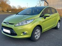 Gebraucht Ford Fiesta Titanium 82 PS (60 kW) 2010 Grün Kleinwagen
