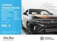 Gebraucht VW T-Roc Cabriolet R-line 150 PS (110 kW) 2024 Schwarz (deep black matt) Cabrio
