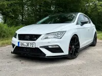 Używany Seat Leon FR 179 KM (131 kW) 2018 Biały Sedan/Limuzyna