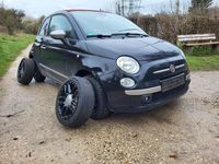 Gebraucht Fiat 500 101 PS (74 kW) 2011 Schwarz Cabrio