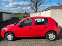Gebraucht Dacia Sandero Basis 75 PS (55 kW) 2009 Rot Kleinwagen