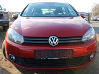 Gebraucht VW Golf VI Comfortline 122 PS (89 kW) 2009 Rot Kleinwagen