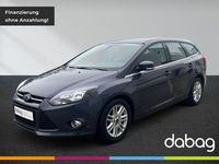 Gebraucht Ford Focus Titanium 125 PS (91 kW) 2014 Midnight skygrau metallic Kombi