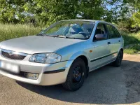 Gebraucht Mazda 323 88 PS (64 kW) 1999 Silber Kombi