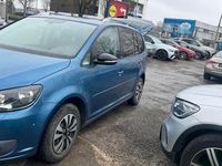 Gebraucht VW Touran Style 105 PS (77 kW) 2011 Blau Van / Kleinbus