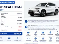 Nuova BYD Seal Boost 218 CV (160 kW) 2026 Bianco SUV
