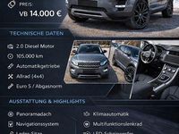 Gebraucht Land Rover Range Rover evoque 150 PS (110 kW) 2015 Grau SUV