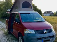 Gebraucht VW T5 105 PS (77 kW) 2003 Rot Van