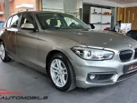 Gebraucht BMW 118 Advantage 136 PS (100 kW) 2017 Platinsilber metallic Kleinwagen