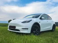 Gebraucht Tesla Model Y Long Range AWD 378 kW (514 PS) 2022 Weiß SUV