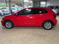 Gebraucht VW Polo Highline 2019 Rot Limousine