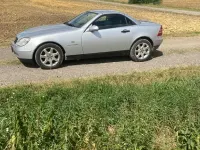 Gebraucht Mercedes SLK230 194 PS (142 kW) 1997 Silber Cabrio