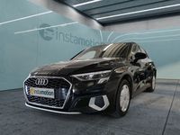 Gebraucht Audi A3 Sportback Advanced 150 PS (110 kW) 2023 Schwarz Kleinwagen