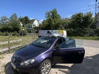 Gebraucht VW Golf Cabriolet Basis 160 PS (117 kW) 2012 Violett Cabrio