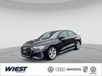Gebraucht Audi A3 S-Line 110 PS (80 kW) 2023 Mythosschwarz metallic Limousine